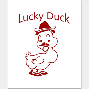 lucky duck Posters and Art